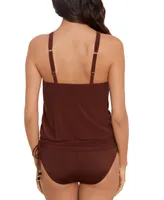 Magicsuit Women's Marley Shanice Side-Shirred Swim Dress