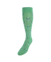 Trafalgar Hole One Golf Novelty Mercerized Cotton Mid-Calf Socks