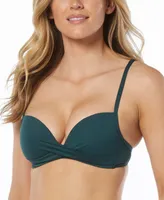 Vince Camuto Women's Draped Adjustable-Strap Bikini Top