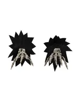 7" Skeleton Hands Halloween Window Decoration Set, 2-Piece