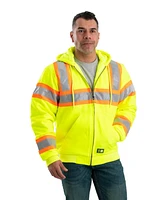 Berne Men's Hi Vis Class 3 Hooded Active Jacket