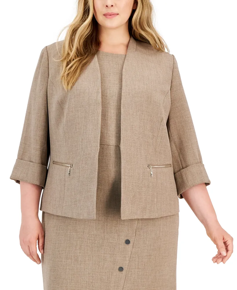 Kasper Women's Open-Front Cardigan, Regular & Plus Sizes - Macy's