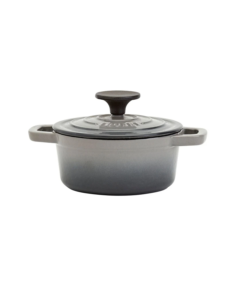 Smith and Clark Cast Iron 1 Quart Enamel Dutch Oven