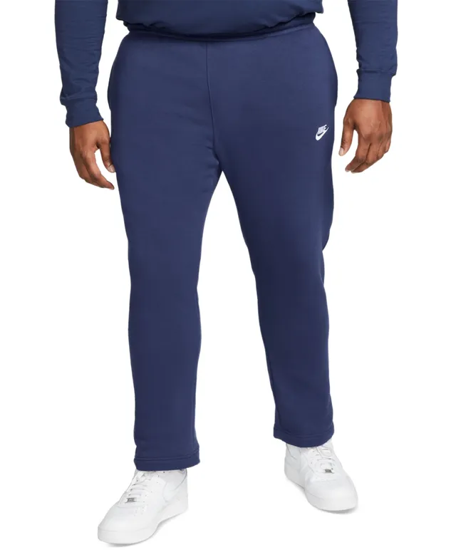 Nike Plus Size Sportswear Club Fleece Mid-Rise Wide-Leg Sweatpants - Macy's