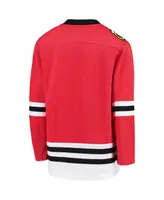 Big Boys Fanatics Red Chicago Blackhawks Home Replica Blank Jersey