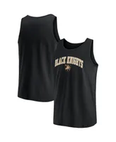 Men's Fanatics Black Army Black Knights Block Arch Tank Top