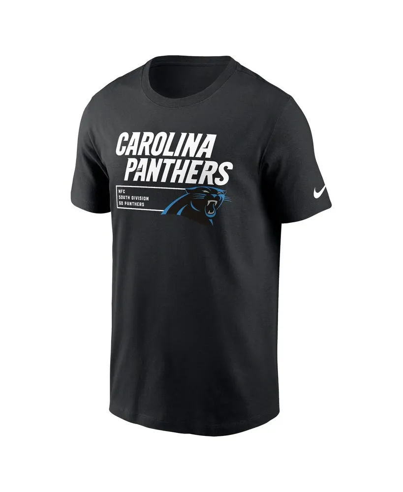 Men's Nike Black Carolina Panthers Division Essential T-shirt