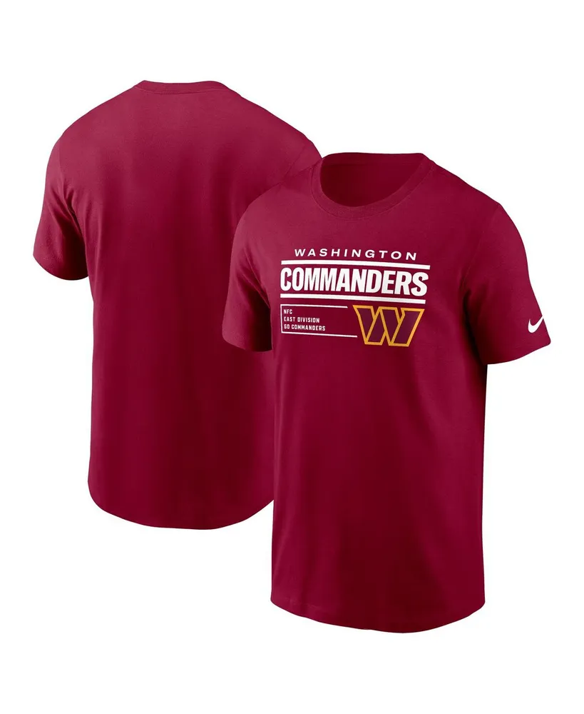 Men's Nike Burgundy Washington Commanders Division Essential T-shirt