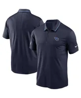 Men's Nike Navy Tennessee Titans Sideline Victory Performance Polo Shirt