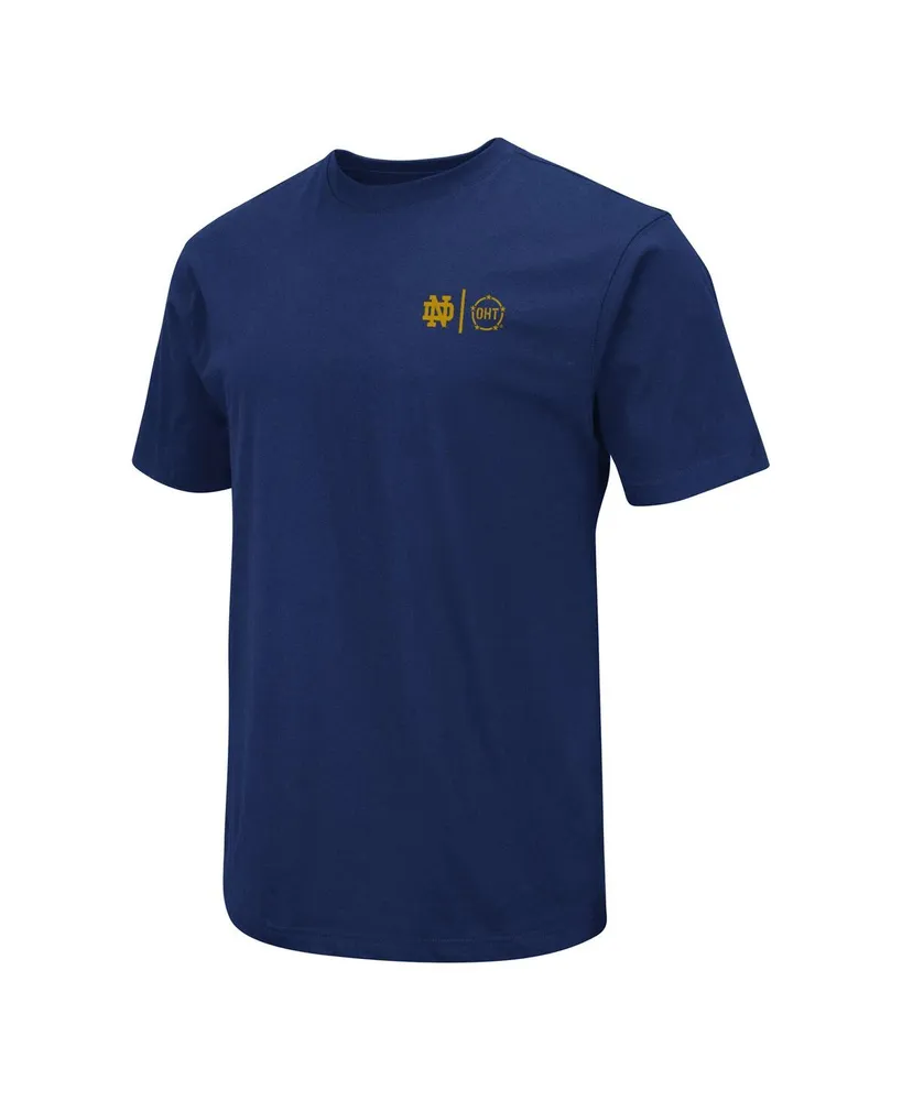 Men's Colosseum Navy Notre Dame Fighting Irish Oht Military-Inspired Appreciation T-shirt