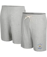 Men's Colosseum Heather Gray Pitt Panthers Love To Hear This Terry Shorts