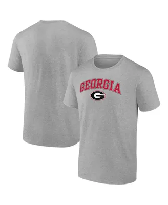 Men's Fanatics Steel Georgia Bulldogs Campus T-shirt