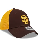 Men's New Era Brown San Diego Padres Team Neo 39THIRTY Flex Hat