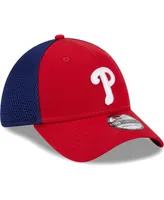 Men's New Era Red Philadelphia Phillies Team Neo 39THIRTY Flex Hat