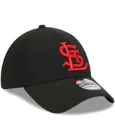 Men's New Era Black St. Louis Cardinals Logo 39THIRTY Flex Hat