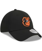 Men's New Era Black Baltimore Orioles Logo 39THIRTY Flex Hat