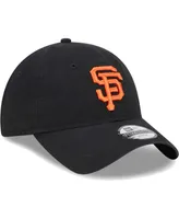 Little Boys and Girls New Era Black San Francisco Giants Team 9TWENTY Adjustable Hat