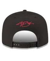 Men's New Era Black Kyle Busch 9FIFTY Number Snapback Adjustable Hat