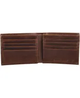 Men's Brown Indianapolis Colts Bifold Leather Wallet