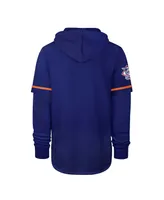 Men's '47 Brand Royal New York Mets Shortstop Pullover Hoodie