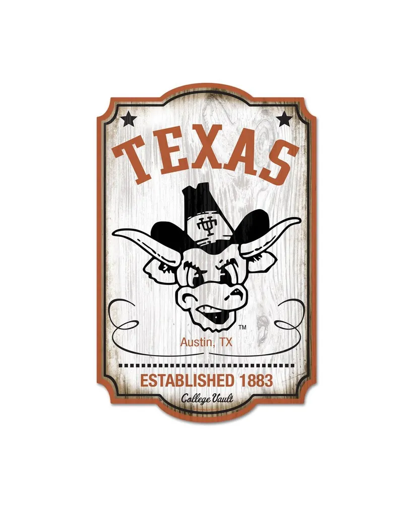 Wincraft Texas Longhorns 11" x 17" Vault Wood Sign