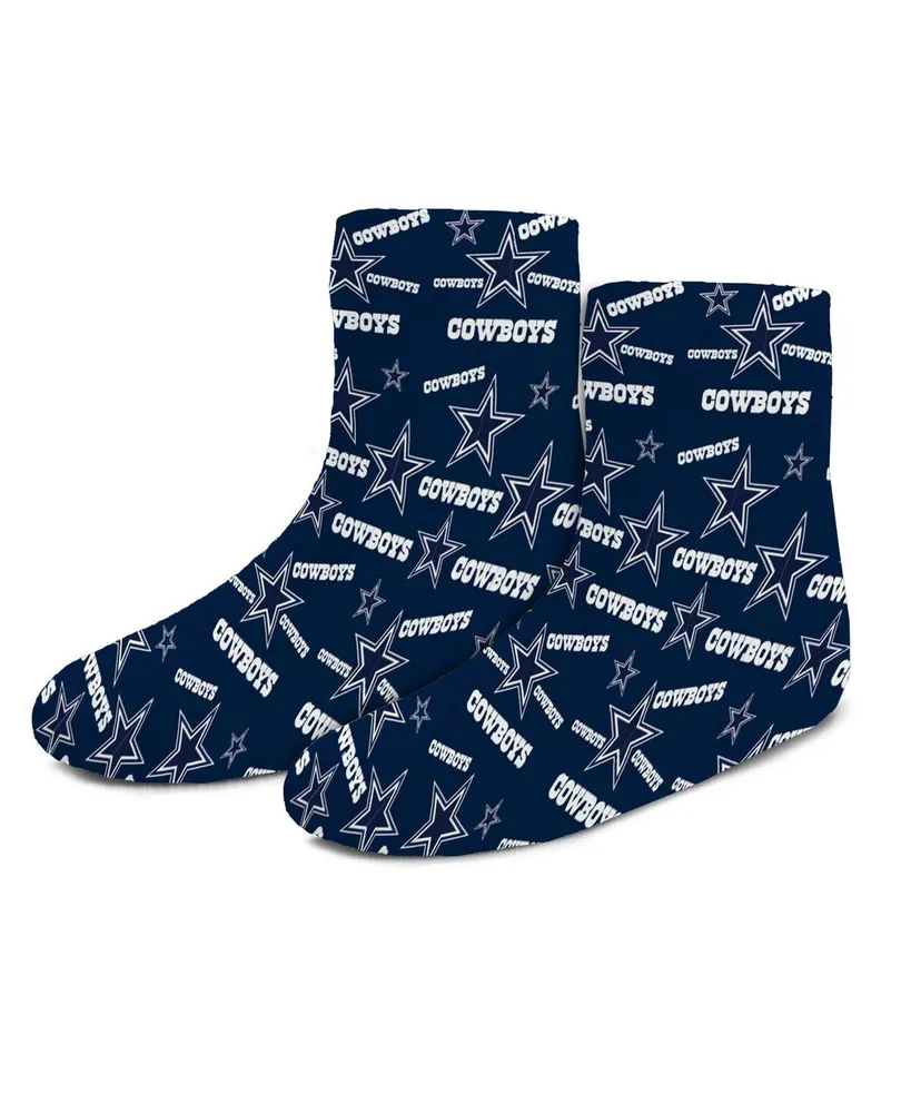 Toddler Boys and Girls For Bare Feet Dallas Cowboys Word Stripe Socks