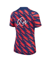 Women's Nike Navy Uswnt 2023 Strike Drill Pre-Match Top