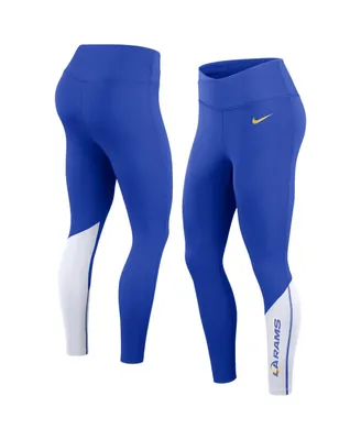 Women's Nike Royal, White Los Angeles Rams 7, 8 Performance Leggings