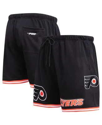 Men's Pro Standard Black Philadelphia Flyers Classic Mesh Shorts