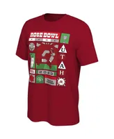 Men's Nike Red Utah Utes 2023 Rose Bowl Illustrated T-shirt