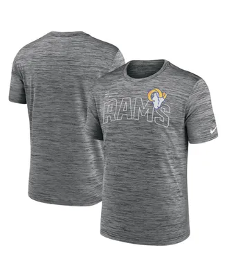 Men's Nike Anthracite Los Angeles Rams Velocity Arch Performance T-shirt