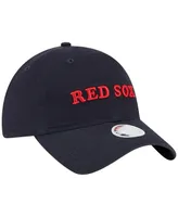 Women's New Era Navy Boston Red Sox Shoutout 9TWENTY Adjustable Hat