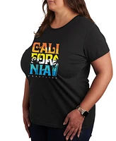 Hybrid Apparel Trendy Plus Destination California Graphic T-shirt