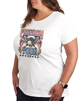Hybrid Apparel Trendy Plus Graphic T-shirt
