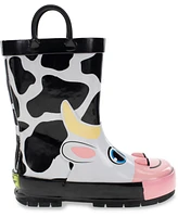 Toddler, Little Boy's and Big Colbie Cow Rain Boot