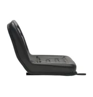 vidaXL Universal Tractor Seat Black