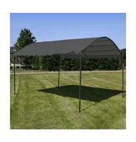 vidaXL Sunshade Awning 118.1"x157.4" Anthracite