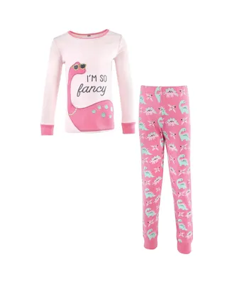 Hudson Baby Little Girls Cotton Pajama Set Dino