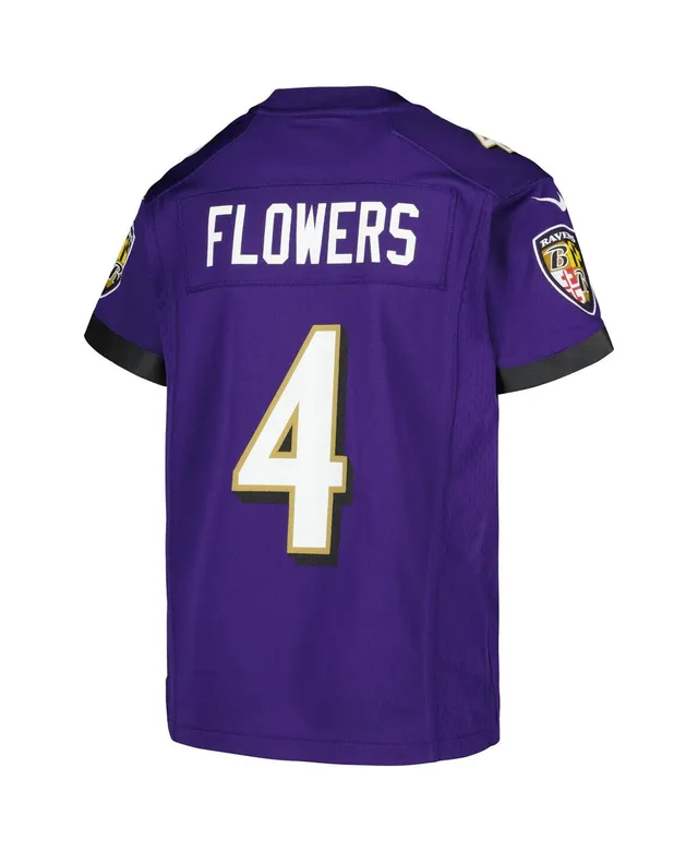 Women's Nike Zay Flowers Purple Baltimore Ravens Team Game Jersey