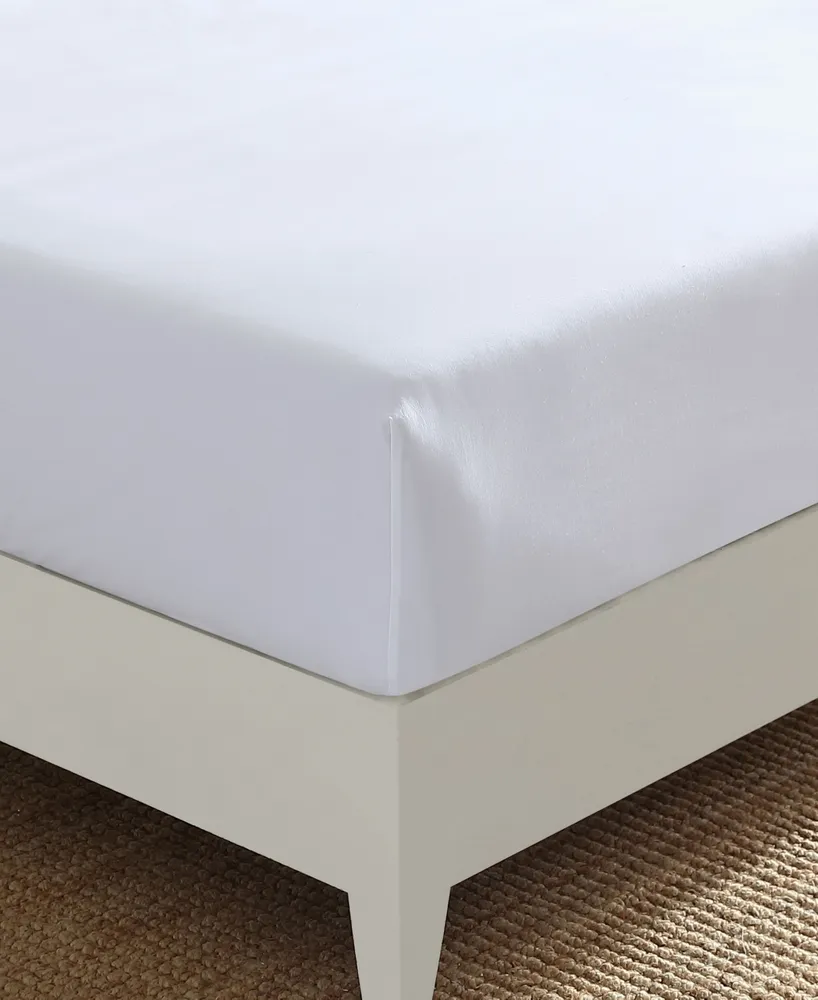 Nautica Solid T200 Cotton Percale Fitted Sheet
