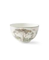 Kit Kemp for Spode Tall Trees 4 Piece Rice Bowls Set, Service for 4