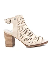 Xti Women's Suede Block Heel Sandals By