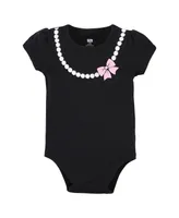 Hudson Baby Girls Cotton Bodysuits