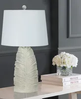 26" Casual Resin Table Lamp with Designer Shade