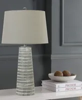 28" Casual Resin Table Lamp with Designer Shade, Set of 2