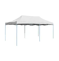 vidaXL Professional Folding Party Tent 9.8'x19.7' Steel White