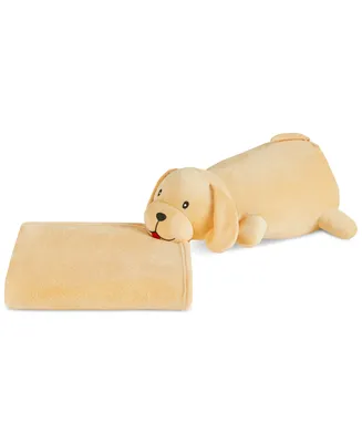 Charter Club Kids Snuggle Squad 2-in-1 Plush and Throw, Created for Macys