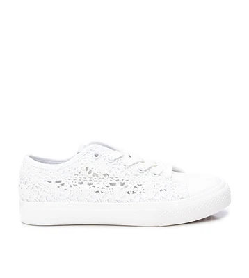 Xti Women's Crochet Lace-Up Sneakers By