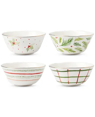 Lenox Bayberry All-Purpose Porcelain Bowls, Set Of 4