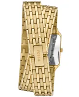 Fossil Women's Raquel Three-Hand Date Gold-Tone Stainless Steel Watch, 23mm